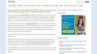 
                            11. How to Launch Command Prompt or Other Programs Using 