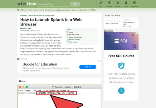 
                            10. How to Launch Splunk in a Web Browser: 3 Steps (with Pictures)