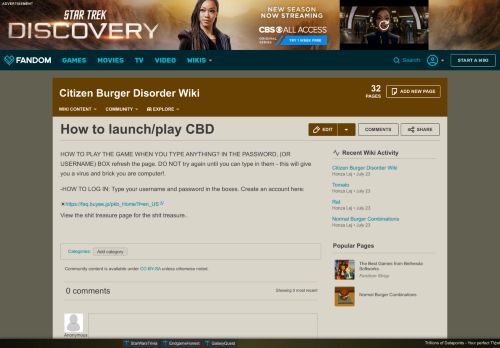 
                            12. How to launch/play CBD | Citizen Burger Disorder Wiki | FANDOM ...