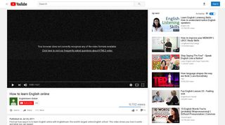 
                            12. How to learn English online - YouTube