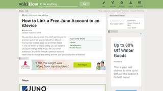 
                            12. How to Link a Free Juno Account to an iDevice (with Pictures)