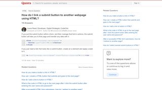 
                            5. How to link a submit button to another webpage using HTML - Quora