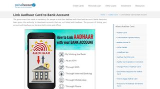 
                            9. How to Link Aadhaar Card to Bank Account Online/Offline