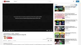 
                            8. How To Link An Android Phone To Your PC - YouTube