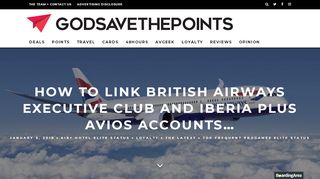 
                            12. How To Link British Airways Executive Club and Iberia Plus Avios ...