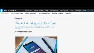 
                            12. How to Link Instagram to Facebook | Digital Trends
