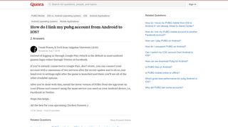 
                            7. How to link my pubg account from Android to iOS - Quora
