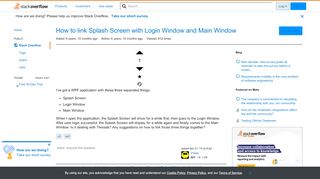 
                            13. How to link Splash Screen with Login Window and Main Window ...