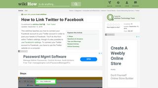 
                            12. How to Link Twitter to Facebook: 7 Steps (with Pictures) - wikiHow