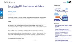 
                            6. How to link two SQL Server instances with Kerberos - SQLShack