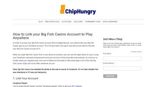 
                            6. How to Link your Big Fish Casino Account to Play Anywhere