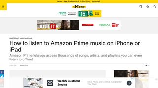 
                            12. How to listen to Amazon Prime music on iPhone or iPad | iMore