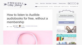 
                            10. How to listen to Audible audiobooks for free, without a membership ...