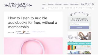 
                            3. How to listen to Audible audiobooks for free, without a ...