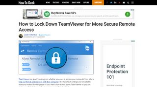 
                            7. How to Lock Down TeamViewer for More Secure Remote Access