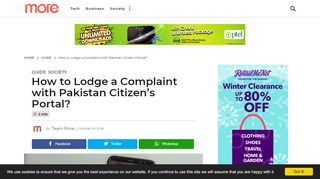 
                            5. How to Lodge a Complaint with Pakistan Citizen's Portal? - ...