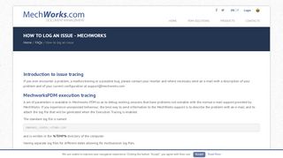 
                            4. How to log an issue - Mechworks