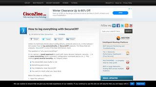 
                            9. How to log everything with SecureCRT | CiscoZine