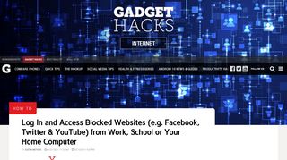 
                            11. How to Log In and Access Blocked Websites (e.g. ...