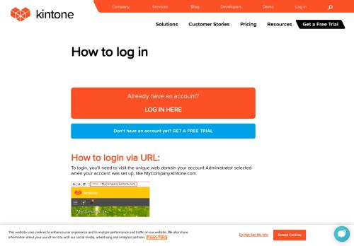 
                            4. How to log in - Kintone, No-Code Enterprise Application Platform for ...