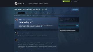 
                            5. How to log in? :: Star Wars: Battlefront 2 (Classic, 2005) General ...