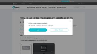 
                            2. How to log in the management interface of 4G LTE Mobile Wi-Fi ...