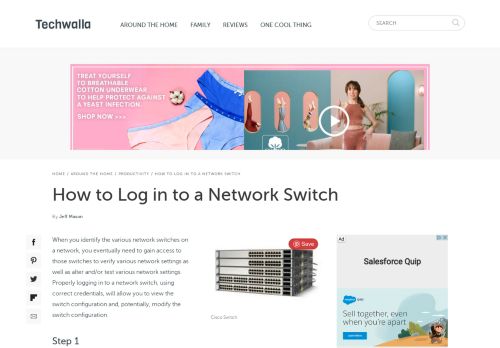 
                            6. How to Log in to a Network Switch | Techwalla.com