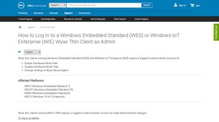 
                            11. How to Log In to a Windows Embedded Standard (WES) or Windows ...