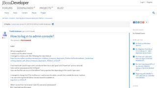 
                            2. How to log in to admin console? | Red Hat DevelopersJBoss ...