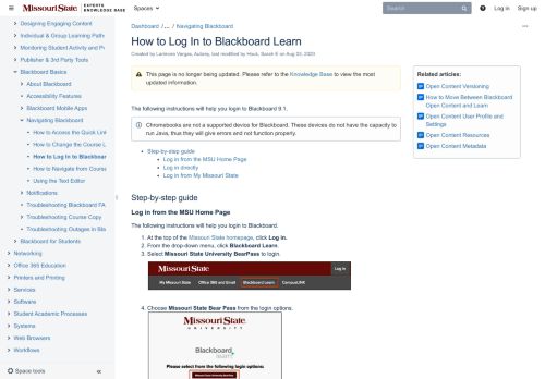 
                            10. How to Log In to Blackboard Learn - Experts Knowledge Base ...