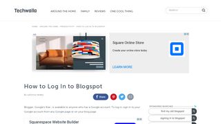 
                            12. How to Log In to Blogspot | Techwalla.com