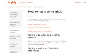 
                            13. How to log in to Insightly – Insightly Help Center