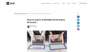 
                            7. How to Log In to Multiple Email Asana Accounts - The Shift Blog