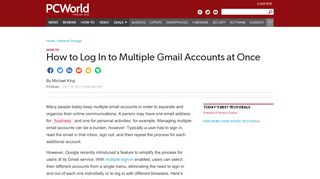 
                            10. How to Log In to Multiple Gmail Accounts at Once | PCWorld