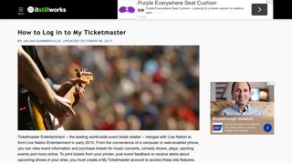 
                            5. How to Log in to My Ticketmaster | It Still Works