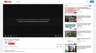 
                            3. How to Log In to Paubox - YouTube