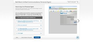 
                            10. How to log in to Personal Agent — Bell Aliant Unified Communications ...