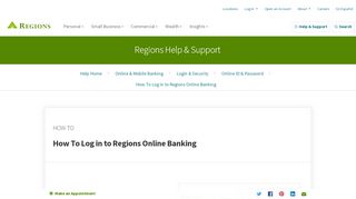 
                            3. How To Log in to Regions Online Banking | Regions