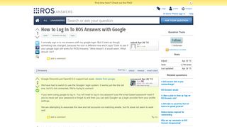 
                            6. How to Log In To ROS Answers with Google - ROS Answers: Open ...