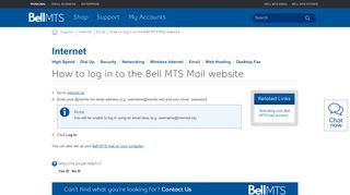 
                            5. How to log in to the Bell MTS Mail website | MTS