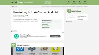 
                            12. How to Log in to WeChat on Android: 15 Steps (with Pictures)