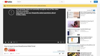 
                            4. How to Log in to your BroadConnect Web Portal - YouTube