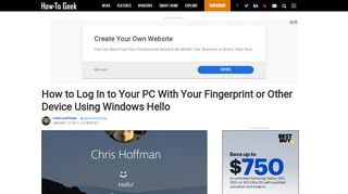 
                            9. How to Log In to Your PC With Your Fingerprint or Other Device ...