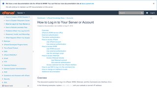 
                            12. How to Log in to Your Server or Account - cPanel Knowledge Base ...