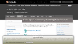 
                            8. How to log in to your University of Cambridge Microsoft account — IT ...