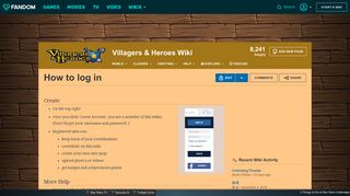 
                            7. How to log in | Villagers and Heroes Reborn – Wiki | FANDOM ...