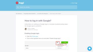 
                            7. How to log in with Google? | Toggl Knowledge Base
