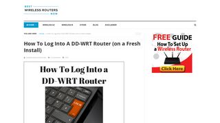 
                            11. How To Log Into A DD-WRT Router | DD-WRT Default Login ...
