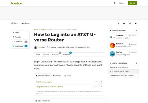 
                            7. How to log into an AT&T U-verse Router - howchoo