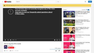 
                            13. How to log into FIFA mobile - YouTube